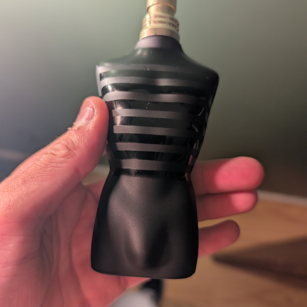 Jean Paul Gaultier Black Striped Perfume Bottle